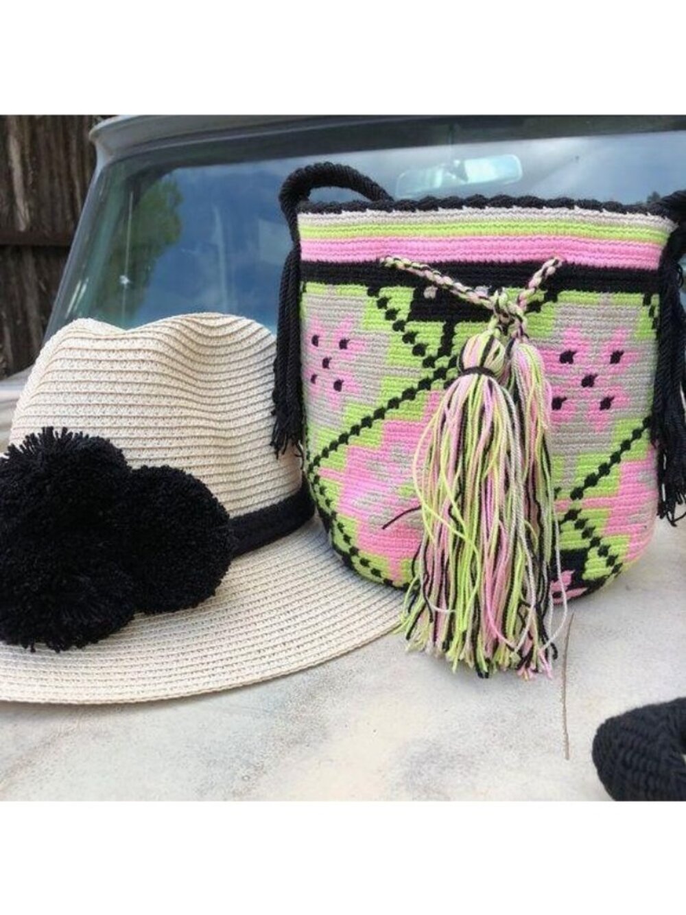 Wayuu Bucket Bag Tote Crossbody Woven Locally Made